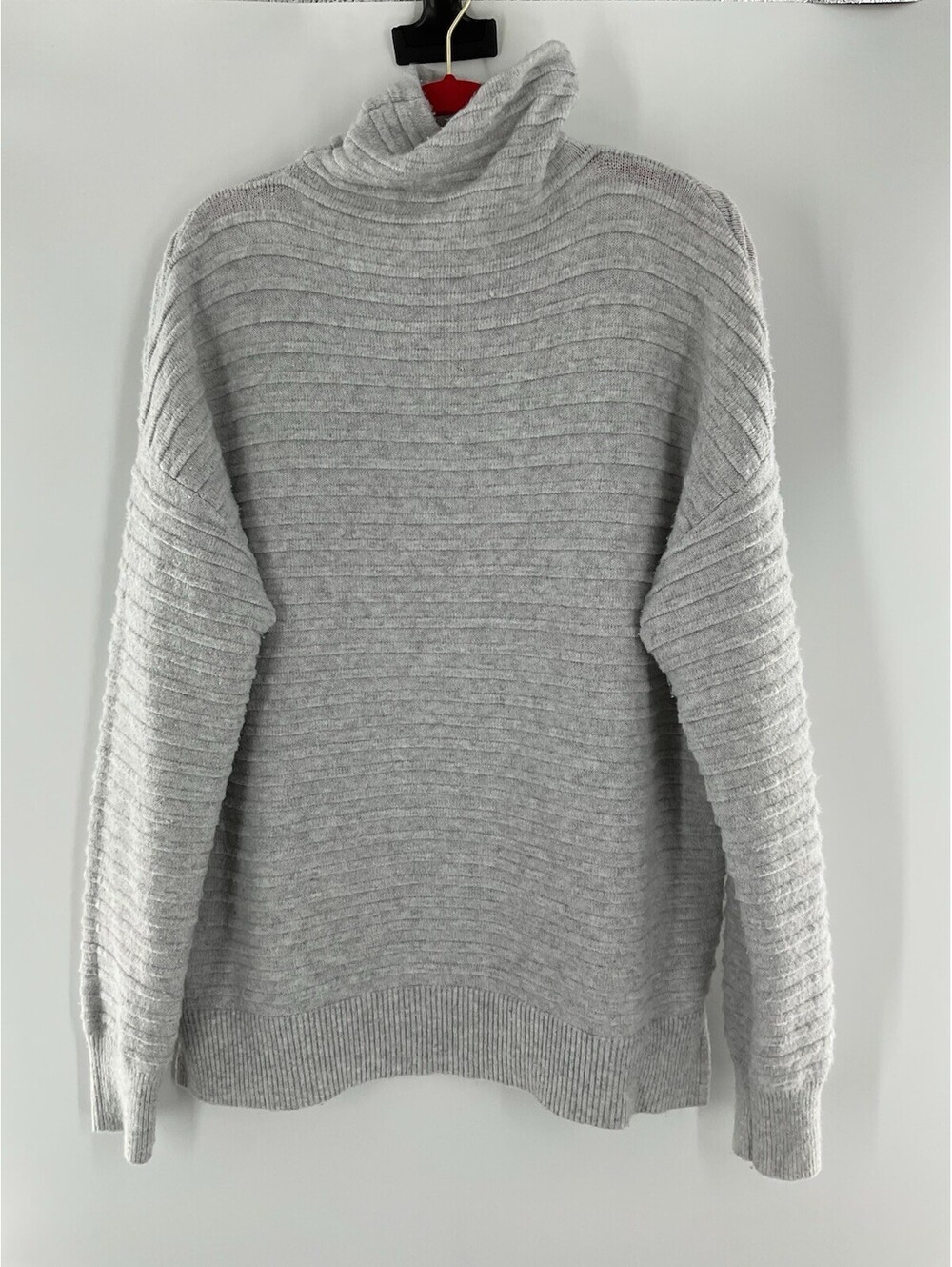 Marled Women’s Large Sweater Tight Neck Gray 096